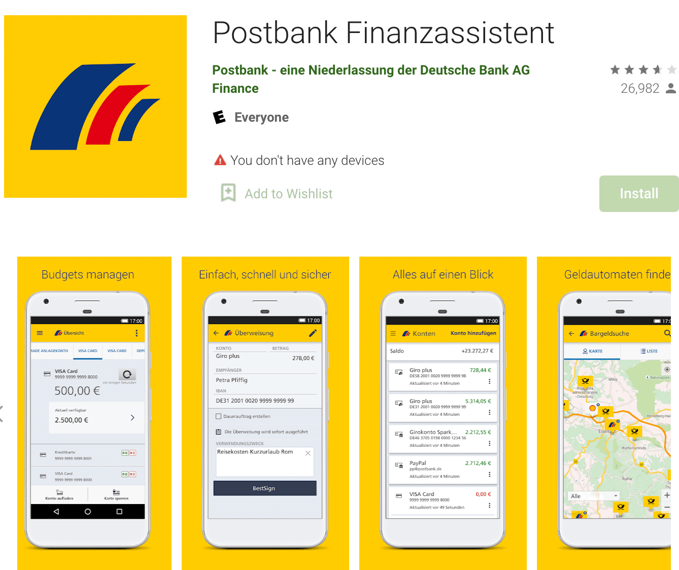 Die Postbank Finanzassistent Banking App - Alle Infos Zu Den Funktionen & Zum Download